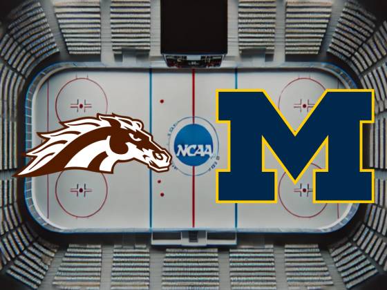 Western Michigan Broncos at Michigan Wolverines Hockey